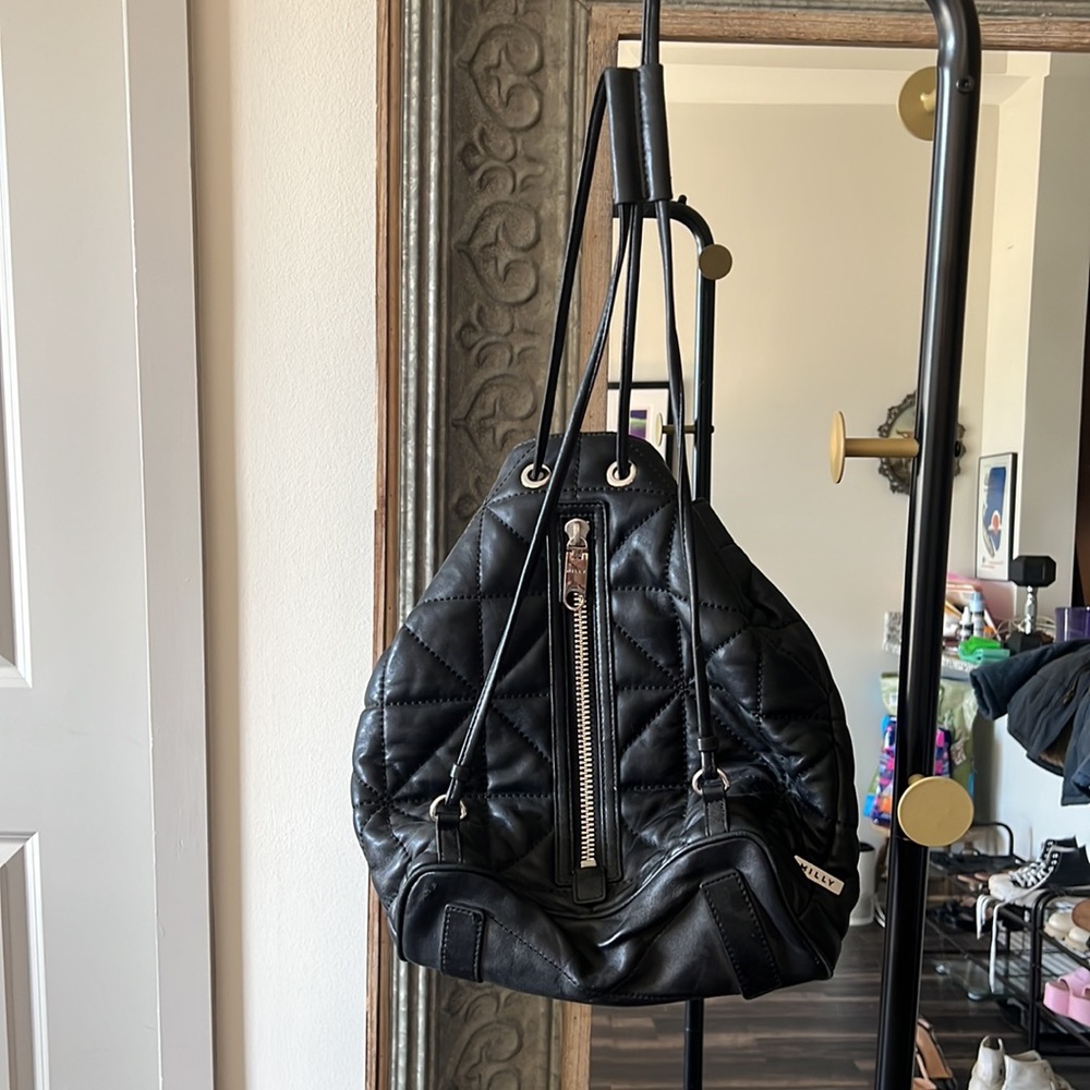 Barely Worn Milly Drawstring Backpack- Leather - image 2